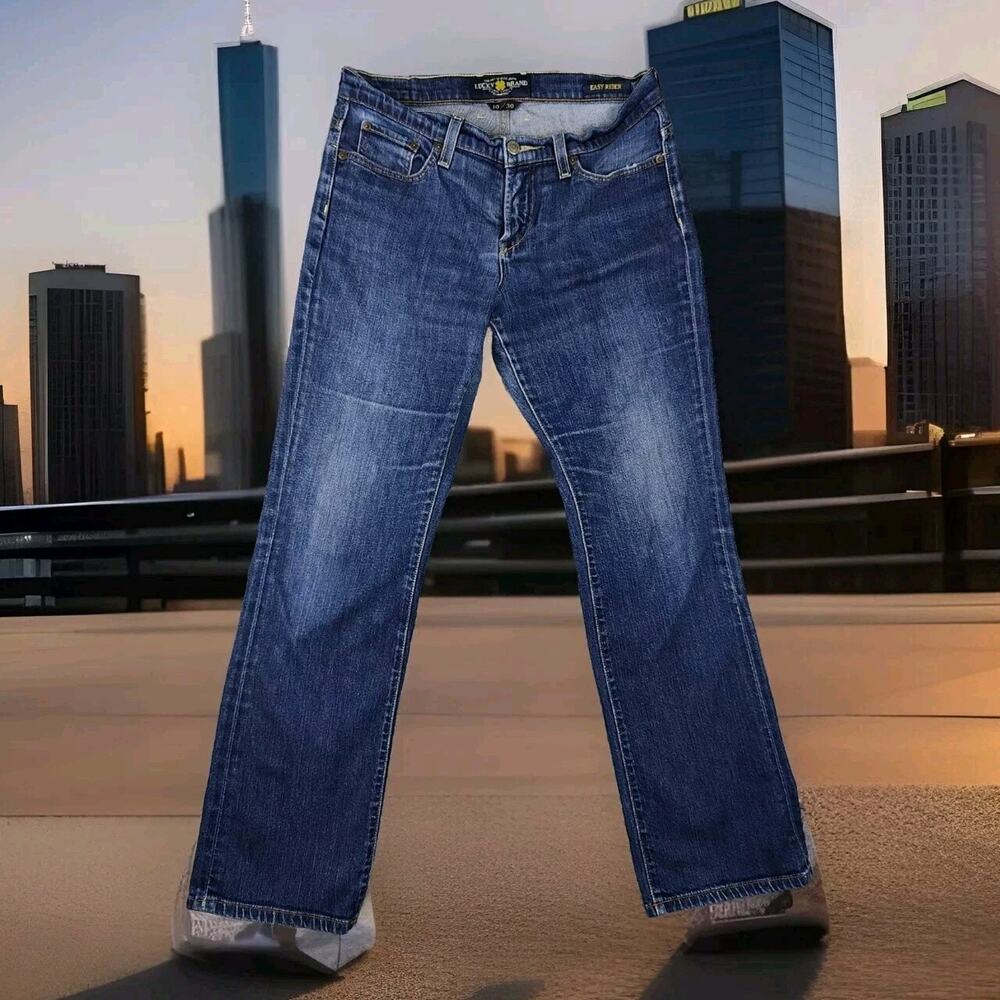 Lucky Brand Jeans Womens Size 10 Fits 31x30 Measured Easy Rider Bootcut Denim